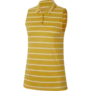 Clearance - Nike Women's Dri-FIT Striped Sleeveless Golf Polo