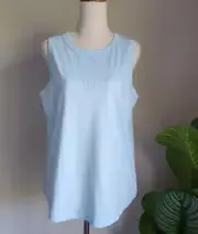 Country Road Women's Logo Tank Size XS,M, L, XL,12,14,16,Ice Blue BNWT RRP$59.95