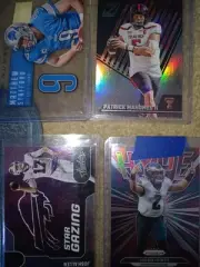 Nfl Card Lot 21 Cards Hurts,Mahomes,stafford,tua