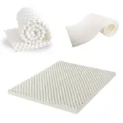Mattress Solution 1-inch Convoluted Egg Shell Bedding Mattress Topper | Breat...