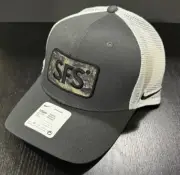 NEW Nike Classic99 Special Field Systems SFS Gray Mesh Swoosh Flex Cap Hat OSFM