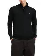 Allsaints Kilburn Wool & Nylon Regular Fit Quarter Zip Sweater
