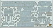 Tamiya 1:35 Scale Zimmerit Coating Sheet for 1:35 Scale Panther Ausf G Early Production
