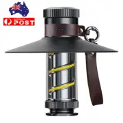 Retro Tent Camping Light LED Lantern Outdoor Portable Rechargeable Night Lamp AU