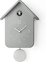 Guzzini QQ Cuckoo Pendulum Clock, Grey.