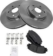 Front Ceramic Brake Pads & Rotors Kit Set for Corolla Matrix Vibe xD