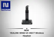NEW Yealink WH63-UC DECT Wireless Headset -Same Day Shipping