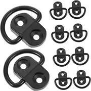 ETHZZLE Versatile Cargo Net Hooks 10pcs Tie Down Anchors for Car Trunk Luggage Net Hook Truck Bed Cargo Tie Down