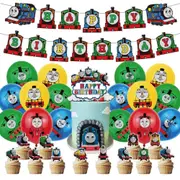 Thomas the Tank Engine Party Supplies Balloons Cake Topper Banner Birthday Decorations