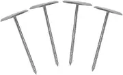 iplusmile 1set Stainless Steel Cake Decorating Nails for Icing Flowers Cupcake Decor Tools Easy to Use and Clean for Roses Daisy and Carnations 4pcs
