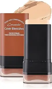 DAGEDA Foundation Stick, Hydrating Lightweight Foundation, Tinted Moisturizer Stick, Multi-Use for All Skin Types - 02 Natural