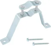 Antenna Mast Wall Mount Bracket, Wall Mount Telescopic Clamp with Mounting Bolts