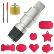 CB09 for Silhouette Cameo Engraving Tip and Cuttering Holder Tool, 2 Vinyl Fa