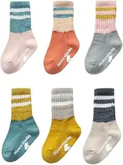 [J Poqobog] Toddler Baby Girls Boys Socks Stopper Socks Children Cotton ABS Non-Slip Children's Socks Non-Slip Socks