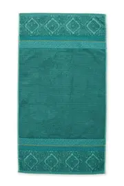 Soft Zellige Cotton Bath Towel (Green) - 70 x 140cm
