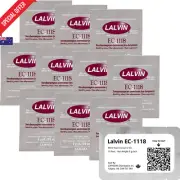 Lalvin EC-1118 Wine Yeast 10 Pack – 5g Sachets for Wine, Cider, Mead, Brew