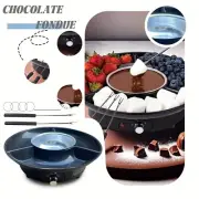 Cheese Fondue Maker Black Electric Fondue Maker Chocolate Fondue Kit for Partie