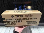 FULL SEALED CASE of 10 Hot Wheels Premium Clam Shell & Track Pack Protector