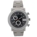 NWT GUCCI G Chronoscope 101M Black Dial Diamond 44mm Men's Watch Full Set