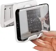 Ruhnjyg Wall Phone Holder,Wall Cell Phone Shelf - Smartphone Clamp Adjustable Tablet Bracket for Watching Bedroom Desk Bathroom Kitchen Toilet Bedside Airplane Home