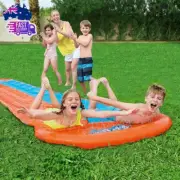 H20GO Double Lane Slip and Slide Inflatable Water Slide for Kids and Adults, Sum