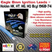 Eagle 8mm Ignition Spark Plug Leads fits 8cyl Holden HK HT HG HQ 1968-74