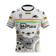 Penrith Panthers O'Neills NRL Adults Indigenous Replica Jersey | White by Sporti