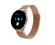 1.22inch Color Screen Blood Pressure Heart Rate Monitor Sport bluetooth Smart Wristband Watch-GOLD