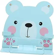 COMPUKAS Book Holder Stand Adjustable Animal Design Metal Bookstand for Desk Lightweight and Portable Reading Stand for Fun Cartoon Reading Accessories