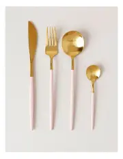 [Vue] Remy 16pc Cutlery Set in Pink