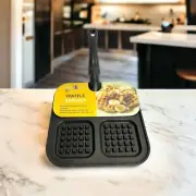Nordic Ware Griddle Pan Mini 3" Waffle Maker for Stovetop NIP