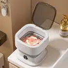 Mini Foldable Washer 60W 10L Capacity IPX4 Waterproof Portable Machin Washing A