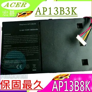 ACER AP13B3K 電池(保固更長)-宏碁 AP13B8K,V5-552電池,V5-552G,V5-552P,V5-552PG,V5-572電池,V5-572G