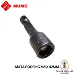 MATA CHY GEM 屋頂鑽頭粗糙磁鐵磁性螺母 RUFING M8X42 8X42 8X42