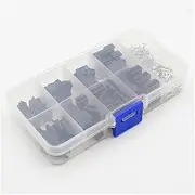 BIZOCA SM2.54 Kits 20 Sets Kit in Box 2p 3p 4p 5p 2.54mm Pitch Female and Male Header Connectors Adaptor