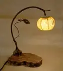 Paper Ball Yellow Shade Lampshade Decorative Table Bedside Small Home Deco Lamp