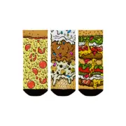 Rock Em Elite Pizza Ice Cream Cheeseburger Toddler 1-2 Yr Old Socks