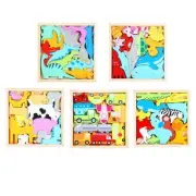 Interactive Toy Activity Center Puzzle Box Cognition Teaching Tangram for Baby