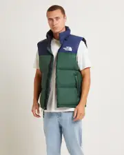 1996 Nuptse Retro Vest in Pine Needle