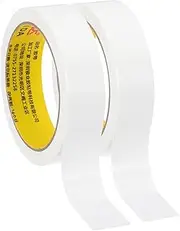 uxcell 1"x0.01" Bookbinding Tape, 22 Yard Total 2 Roll Cloth Bookbinding Repair Tape Book Binding Tape Self Adhesive for Repairing Old Books, White