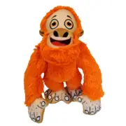 Happy Tails Doodles Double-Stitched Orangutan Plush Reinforced Toy Dog NEW