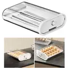 Egg Container Egg Tray Organizers Automatic Rolling Egg Trays for Refrigerator