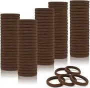 JOYOYO 100 Pcs Elastic Hair Ties Thick Cotton Hair Bands Hair Ties No Damage, 50mm Large Hair Ties Ponytail Holders Hair Bobbles Hair Ties for Women Girls