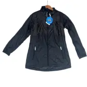 NWT Columbia Flashback Windbreaker Black Lightweight Women's Sz M