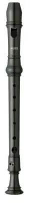 Aulos 303A 3-Piece Soprano Recorder - Dark Brown - Baroque