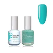 Lechat Nobility NBCS039 Turquoise Sky - UV LED Gel & Nail Polish Lacquer Duo