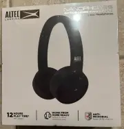 Altec Lansing NANOPHONES Active Noise Canceling On Ear Wireless Headphones - New