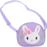 Abaodam Girls Cute Rabbit Crossbody Girls Bunny Shoulder Bag Girls Purse Messenger Bag Handbag for Girls Age 6 Bunny Purse Bunny Rabbit Purse Kawaii Bags Fashion Toddler Pu Leather