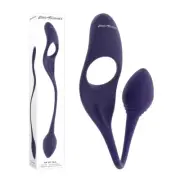 Zero Tolerance TIP TO TAIL Vibrating Cock Ring with Butt Plug Penis Anal Delay
