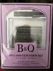 DIY Lash Extension Kit 280Pcs Individual Lashes By B&Q-30D+40D 0.07D-9-16 Mix